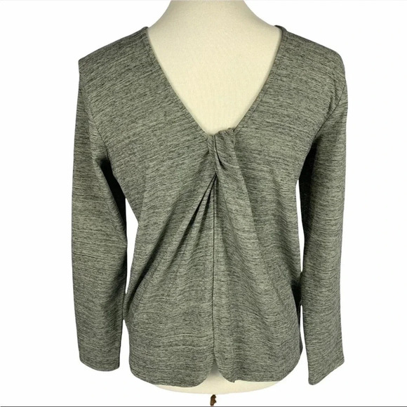 J. Jill Pure Jill Olive Green Long Sleeve Top large tall - Picture 2 of 9